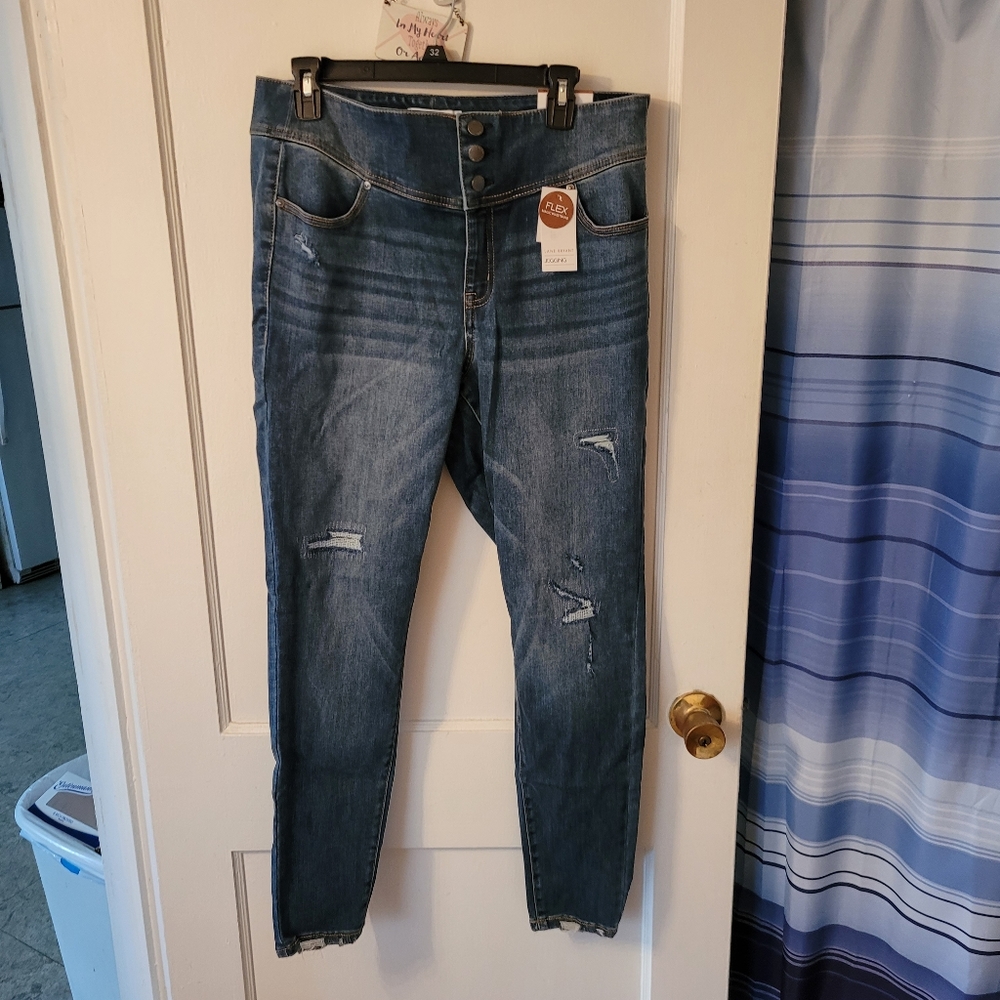 Laine Bryant Jeggings High Rise Jeans 14